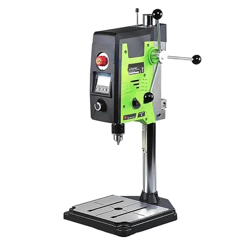 800W High Precision Bench Drill Press 220V Digital Display Bench Drill with Adjustable Speed Woodworking Drilling Machine