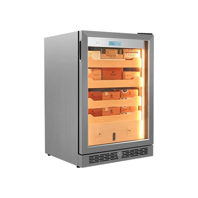 Wholesale Electric Constant Temperature and Humidity Smart Stainless Steel Cigar Cabinet for Household Use