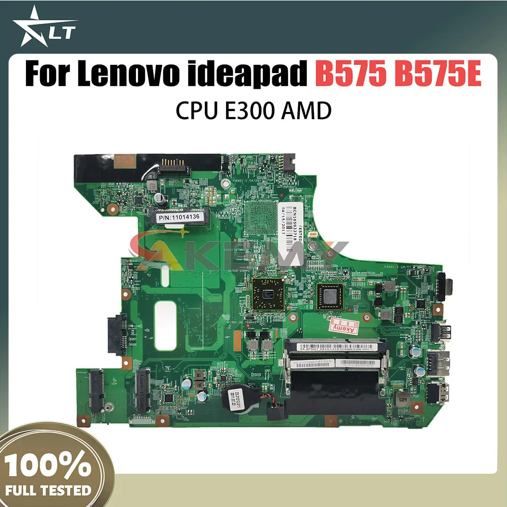 

For Lenovo ideapad B575 Laptop motherboard B575E 48.4VV01.011 DDR3 With AMD E3 Ideapad 100% Tested OK