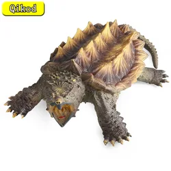 New Big Size Animal Model Snapping Turtle Tortoise Action Toy Figure Simulated Biological Cognition Kids Educational Toys