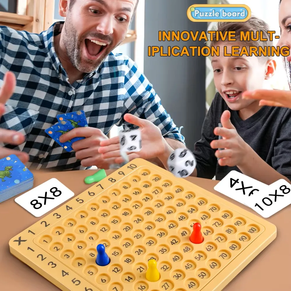 99 Multiplication Board Montessori Arithmetic Toy Multiplication Table Math Learning Counting Teaching Aids For Kids Study Gift view 3
