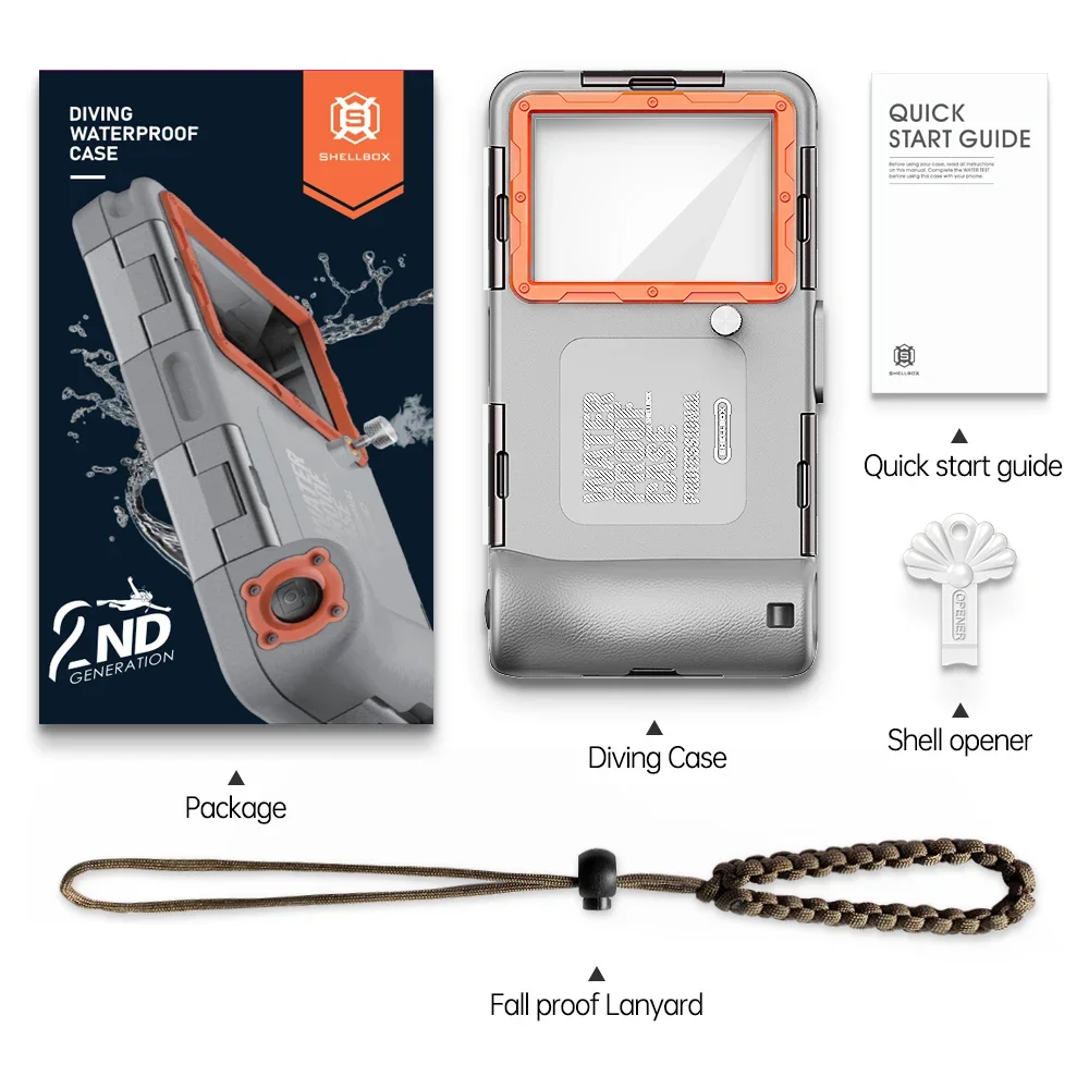 Professional Waterproof Series [15m/50ft] Diving Snorkeling SG Case for iPhone Samsung Huawei Google LG ONEPlus