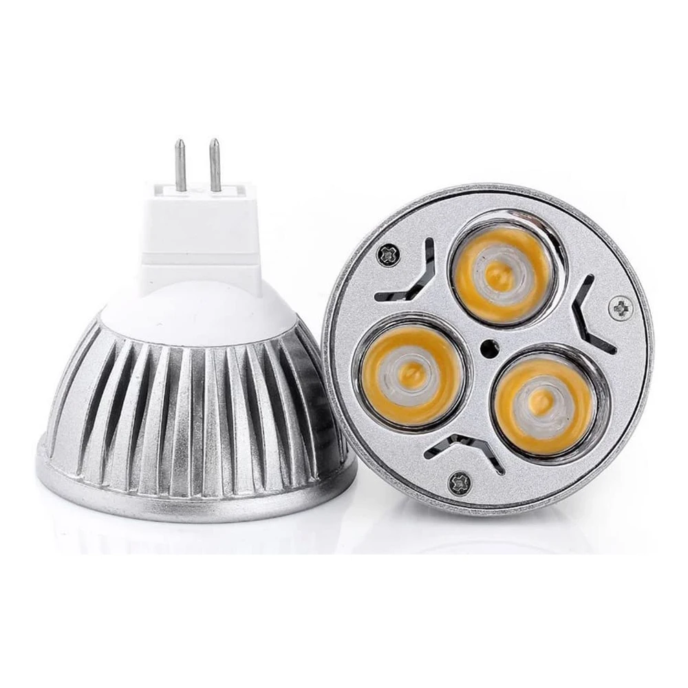 10pcs/lot  LED Bulb MR16 Spot Light 3W 12V Dimmable mr16 LED Spotlight Warm Cold White Super Quality LED Bulb Lamp