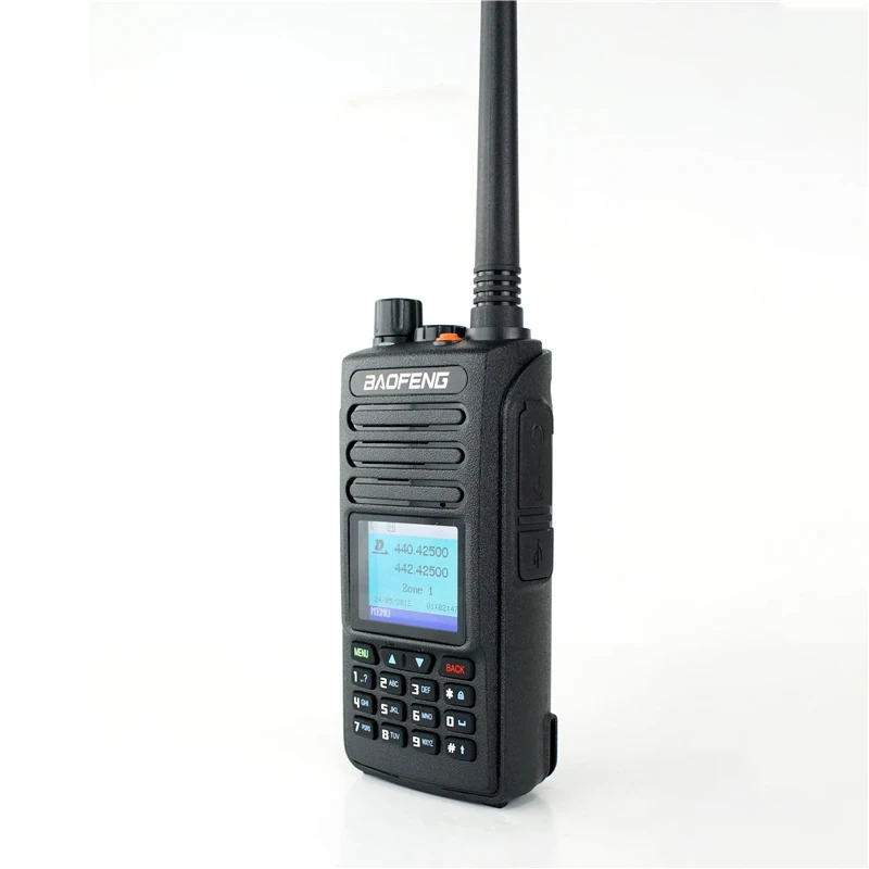 Baofeng DMR Radio DM-1702 GPS Walkie Talkie Tier 1 2 Dual Time Slot Dual Band 136-174 & 400-470MHz Two Way Radio Upgraded DR-180