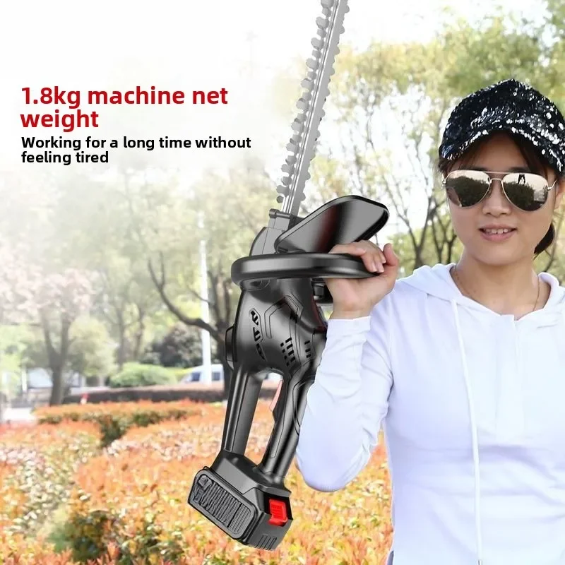 Premium Electric Hedge Trimmer Rechargeable Landscaping Fence Thick Branch Trimmer Lithium Battery Picking