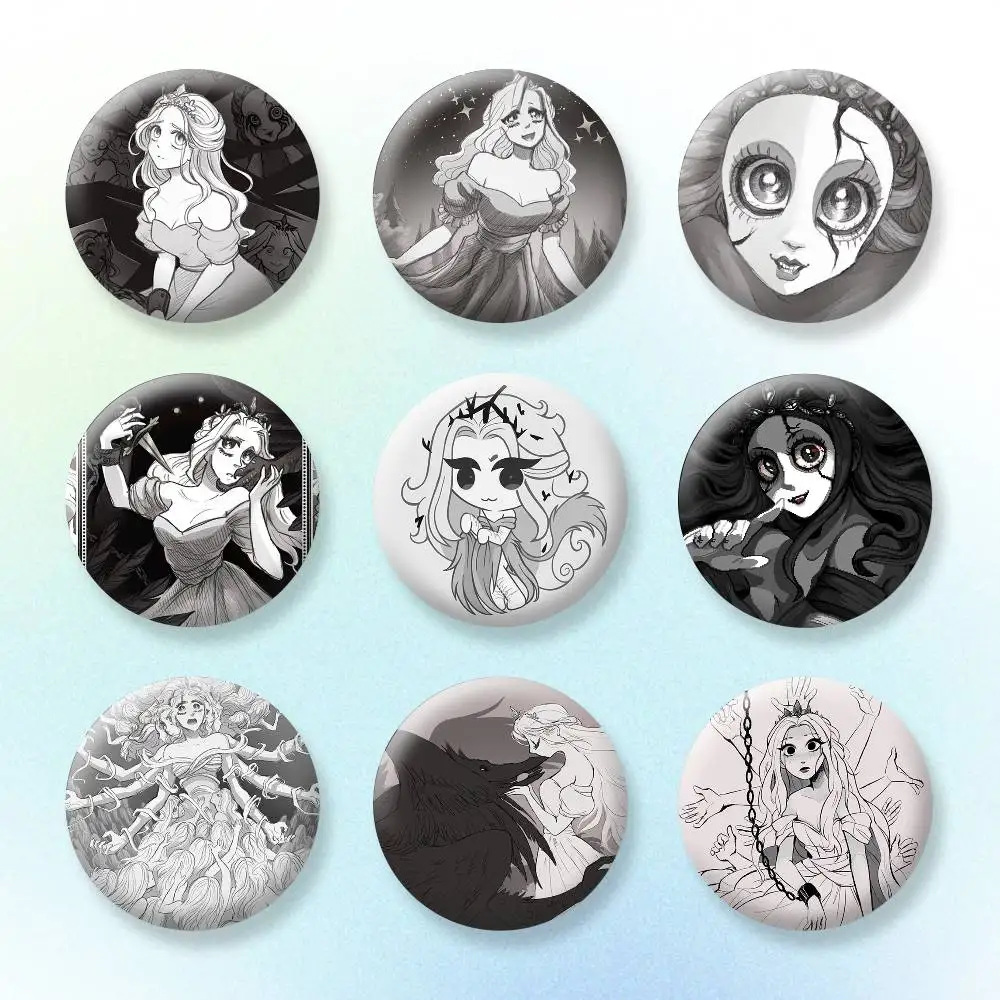 

S-Slay The Princess Game Button Pins Backpack Clothing Decor Brooch Badge Jewelry Gifts for Kids