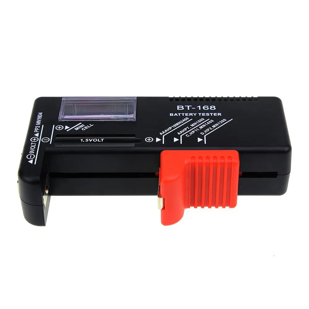 BT-168 aa/aaa/c/d/9V/1,5 V Batterien Universal-Knopfzellen batterie farb codiertes Messgerät zeigt Volt Tester Checker BT168 Leistung an