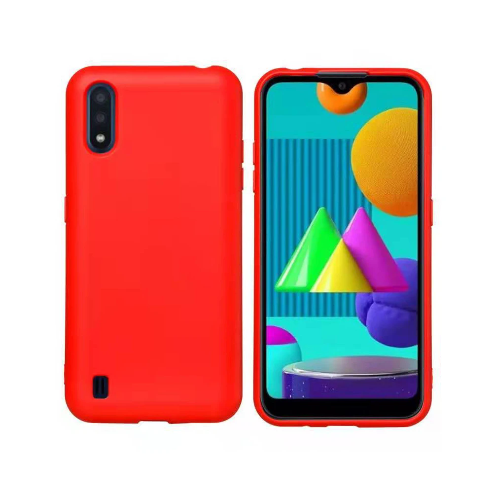 Candy Matte Case For Samsung Galaxy M10 M01 M02S M10 M20 A01 Core A02S A10 A10S Shockproof Soft Silicone Protection Cases