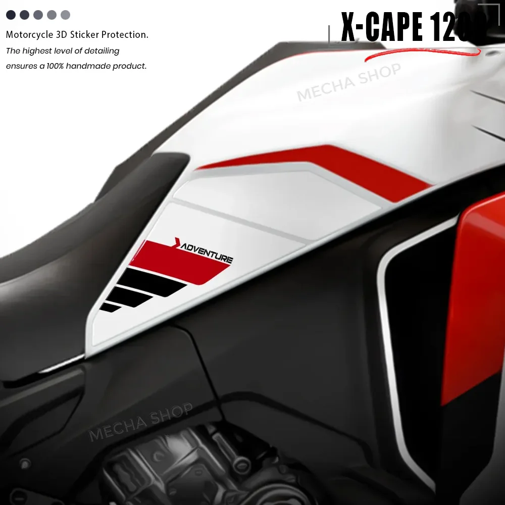 

For Moto Morini X-cape 1200 2026 Motorcycle Accessories 3D Epoxy Resin Sticker Protection Kit Fuel Tank Pad