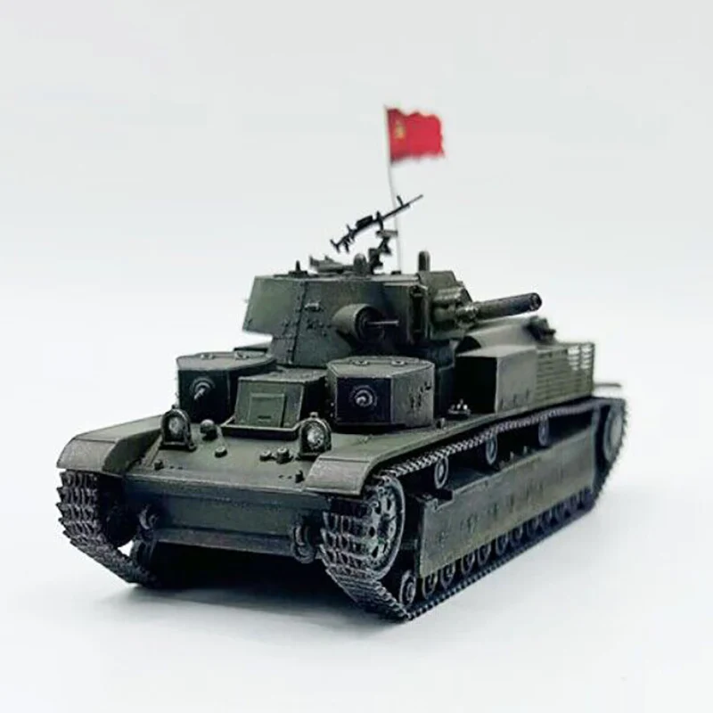 A.m.1/72 Scale T28 Multi-turret Tank Finished Military Combat Tank Plastic Model Collectible Toy Gift