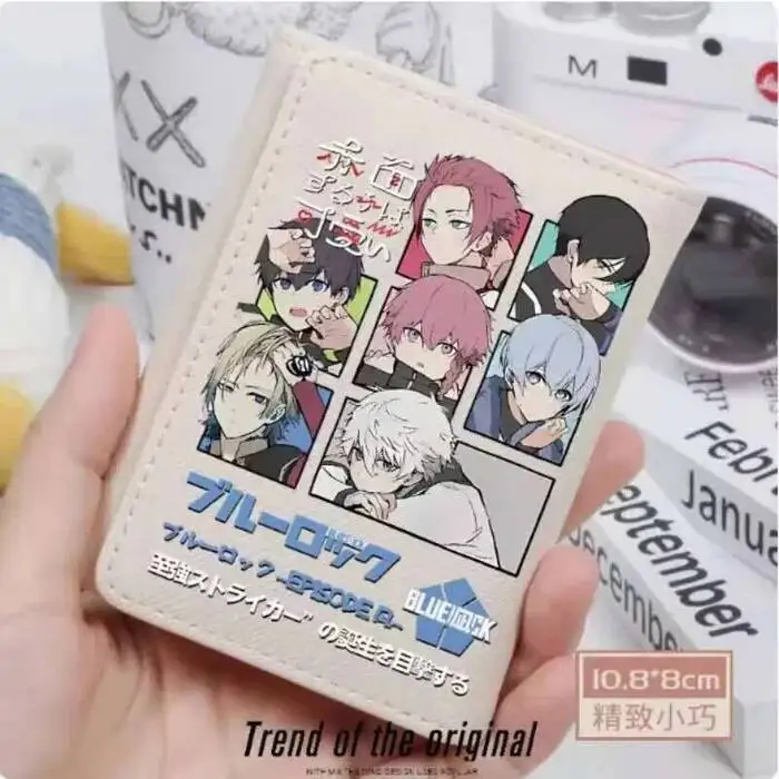 

Anime BLUE LOCK Nagi Seishiro Rin Itoshi Fashion Wallet PU Purse Card Coin Hasp Money Bag Cosplay Gift B1759 Hit