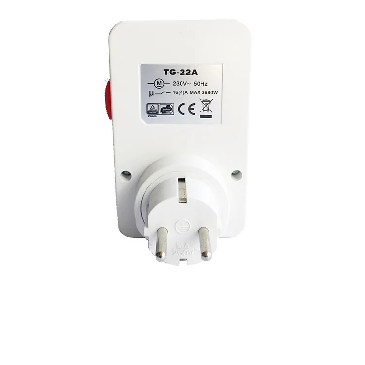 European Standard German Mechanical Cycle Electronic Timing Switch Timing Socket Kitchen Electronic Timer Switch Plug