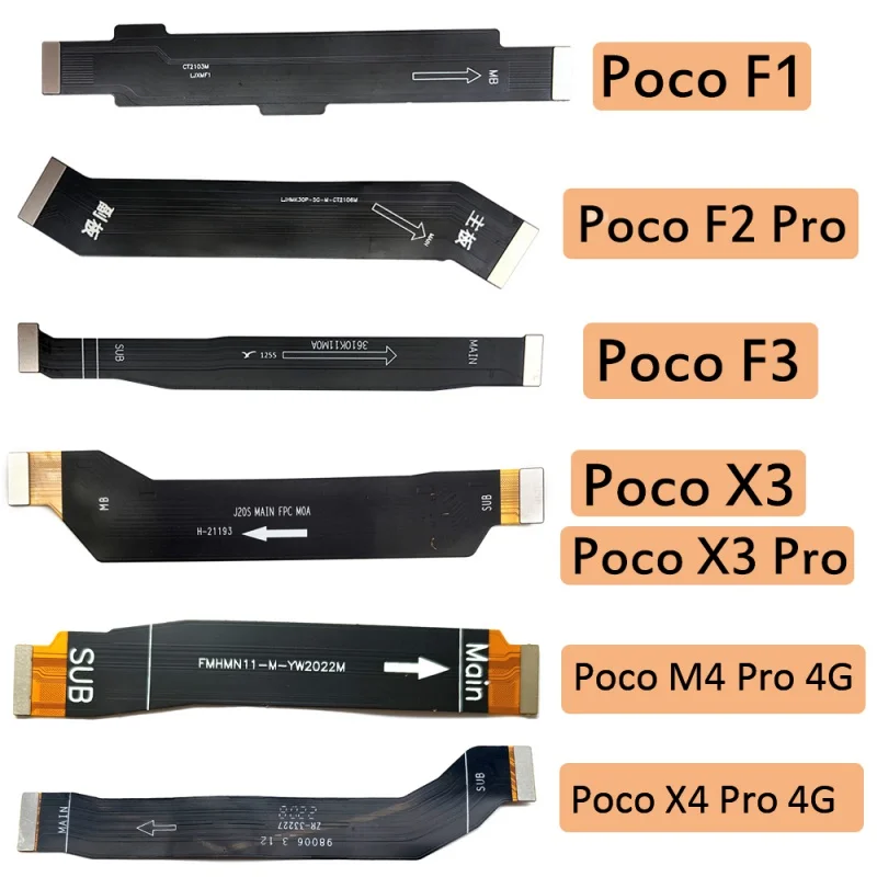 

Main Board Connect FPC Motherboard LCD Flex Cable Parts For Xiaomi Poco F2 pro F1 F3 X3 GT M4 X4 X5 4G 5G M2 C3