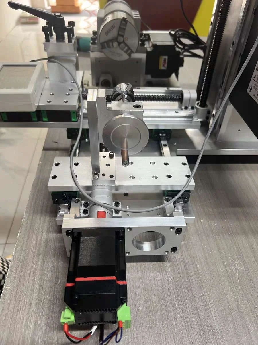 Industrial mini numerical control lathe 220V servo motor multi-function manual assembly precision turning milling drilling
