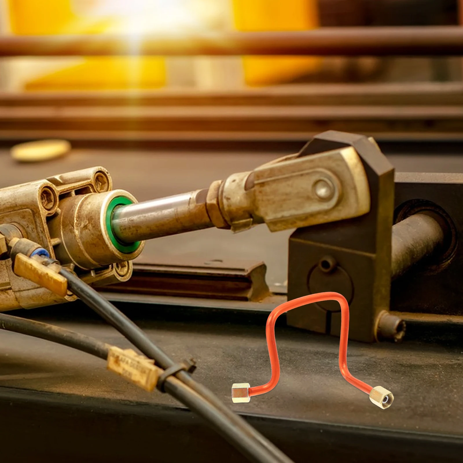 

2pcs Small Copper Tube Aluminum Pipe Check Valve Connector Hose Exhaust Parts Oil free Machine Soft Tubing Air Compressor Gas