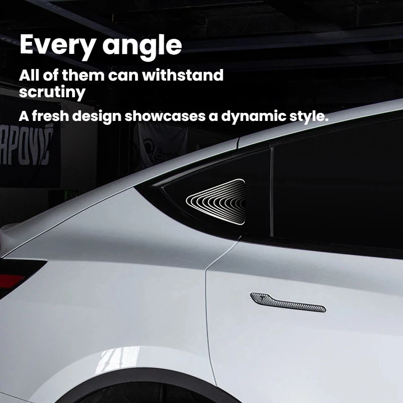 For Tesla Model Y Triangle Window Ambient Light Decor Lamp Non Destructive Installation Mod Parts view 5