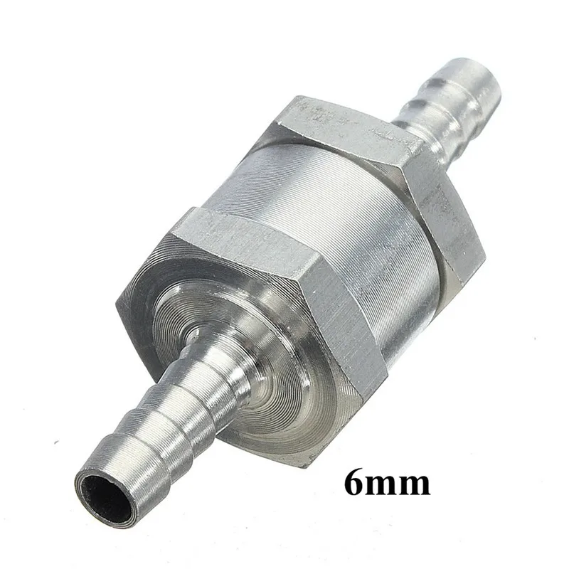 1Pc 6/8/10/12mm Aluminium Alloy Fuel Non Return Check Valve One Way Fit Carburettor Wholesale Price