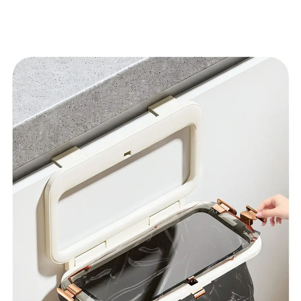 Foldable Foldable Kitchen Trash Rack Plastic Garbage Bag Holder Cabinet Door Storage Organizer For Bathroom Waste Management - Aliexpress Deal
