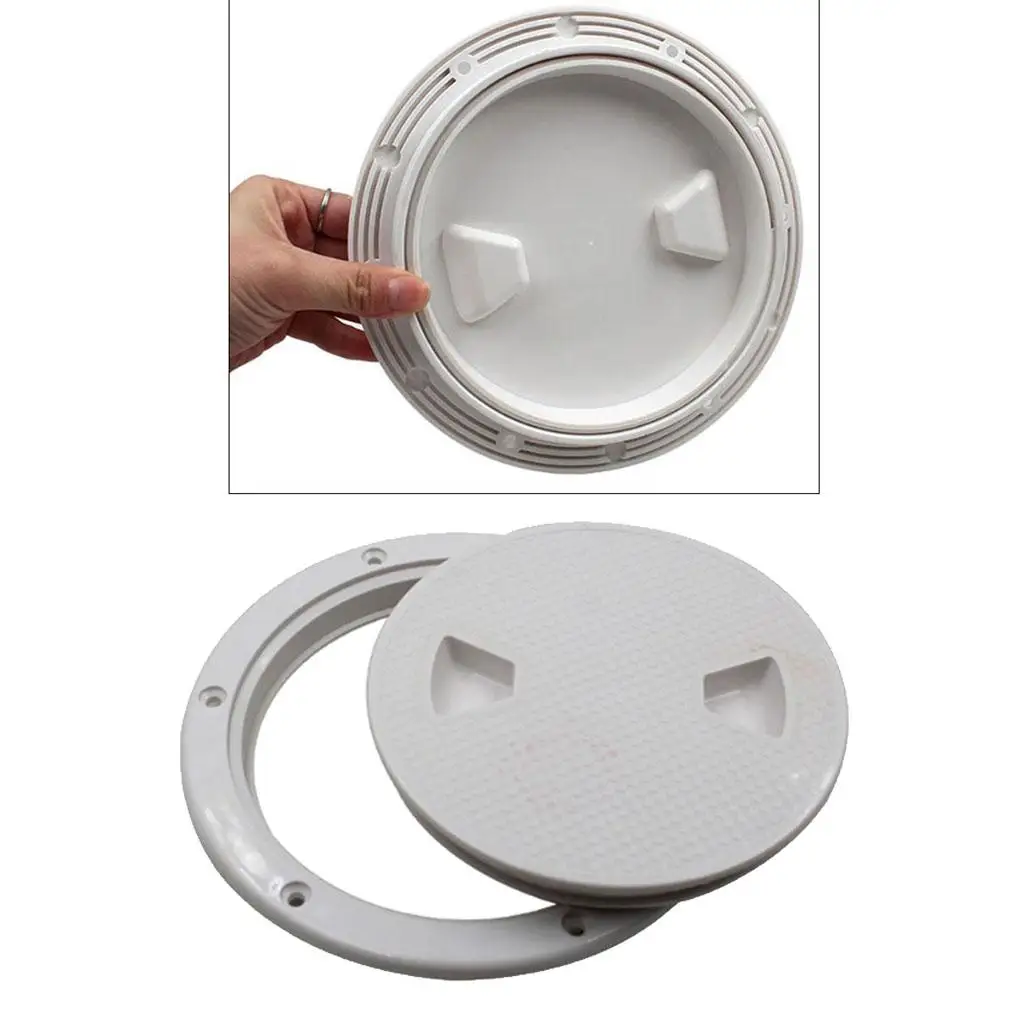 

White ABS Plastic Detachable Deck Inspection Access Hatch Cover for Marine Yacht