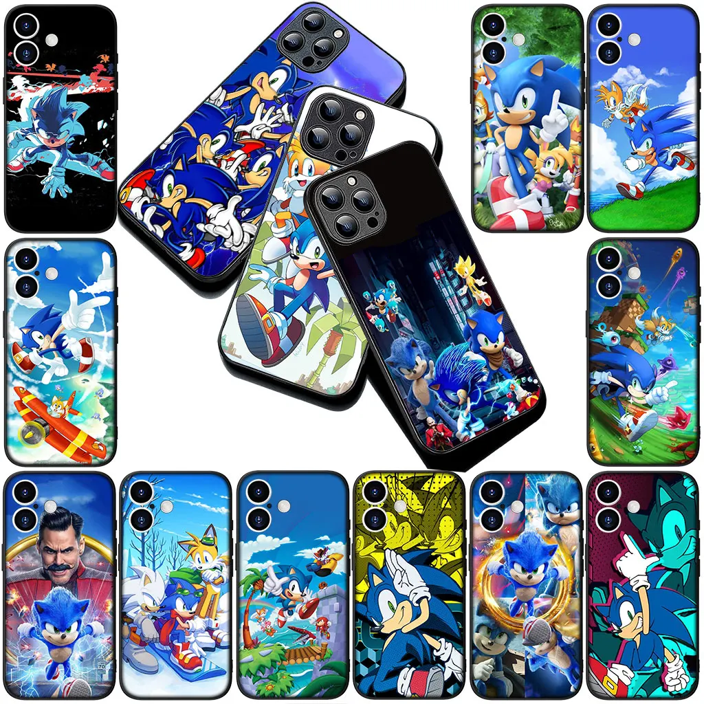 Чехол для телефона Game S-Sonics Anime HedgehogS для Motorola Moto G22 G23 G32 G53 G60 G72 G64 G20 G8 G9 Plus Power E13 E20 E32