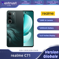 Global Version realme C71 4G Smartphone 6.67-inch 120Hz Eye Comfort Display 6000mAh Battery 50MP AI Camera Octa-Core Chipset