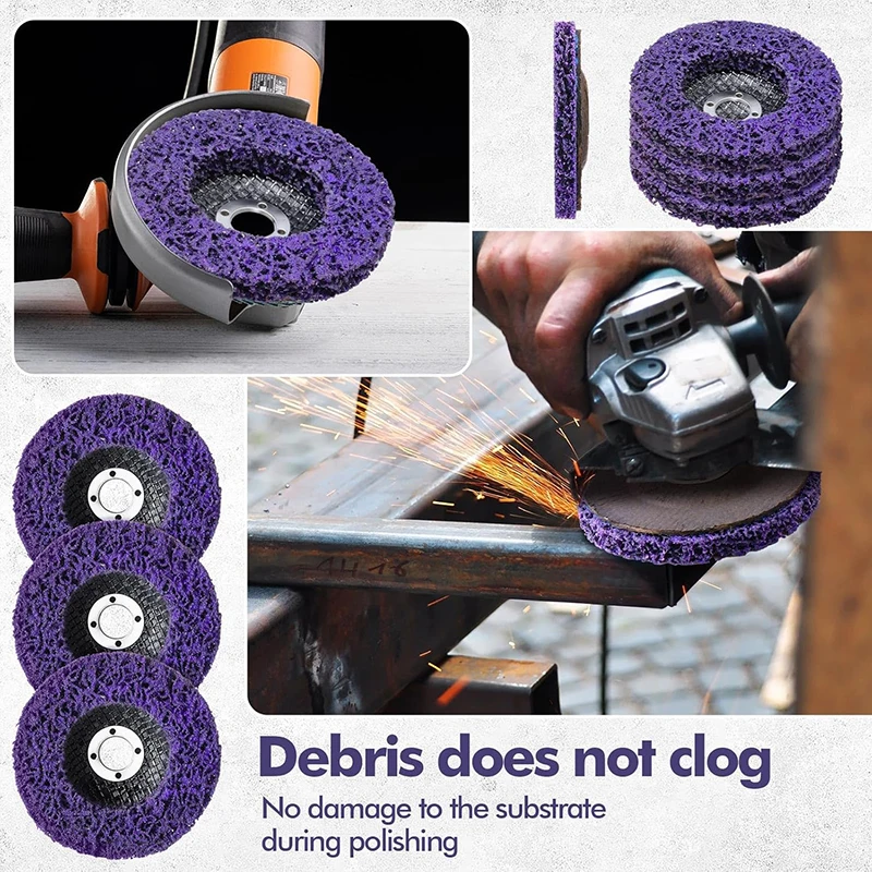 

1 шт. 75-180 мм коралловый диск поли полосовой диск алмазный шлифовальный круг лепестковый диск для угловой шлифовальной машины краска удаление ржавчины чистый абразив