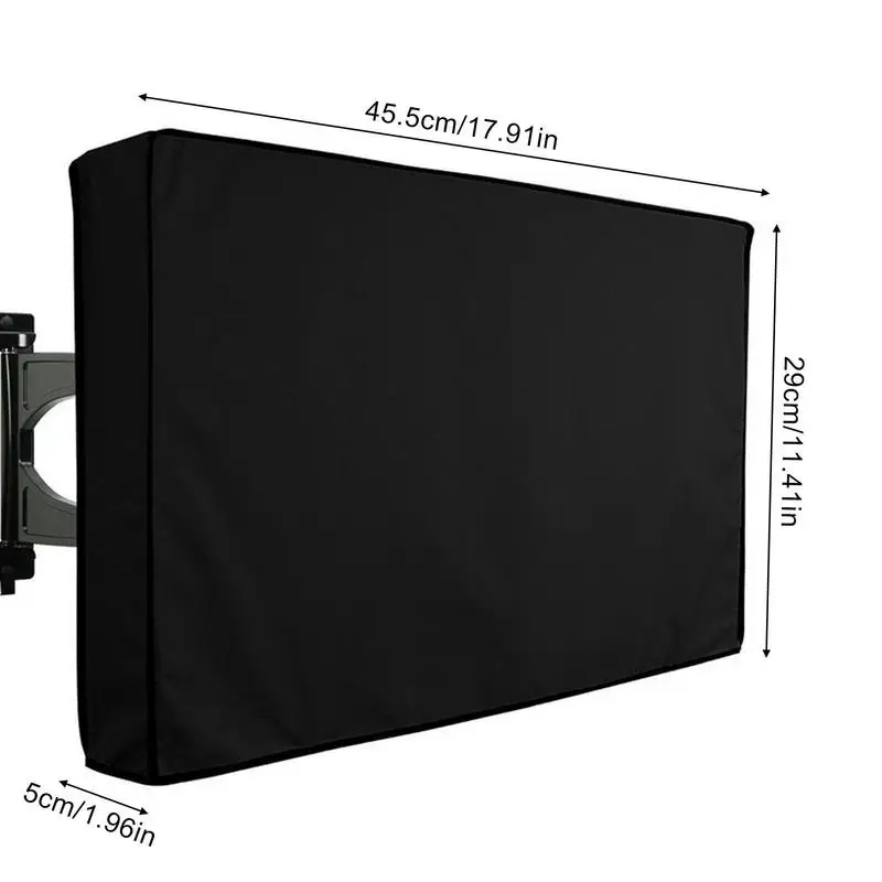 TV Cover Waterproof Multi-Size Universal Weatherproof Protector For LCD LED Plasma Flat TV Screen Television Cover Pocket For