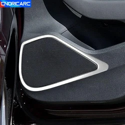 Car Styling Door Audio Speaker Frame Decoration For Audi A3 8V 2013-2019 Stainless Steel Interior Accessories Cover Trim