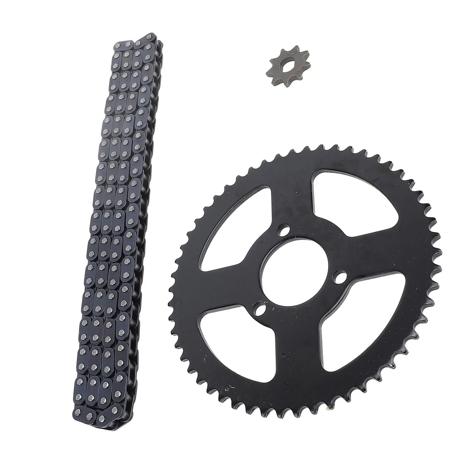 T8F ضرس أمامي وخلفي وسلسلة عدة الصلب 9T 10 مللي متر الجبهة 54T 35 مللي متر ضرس خلفي 120 محرك الروابط سلسلة مجموعة #3