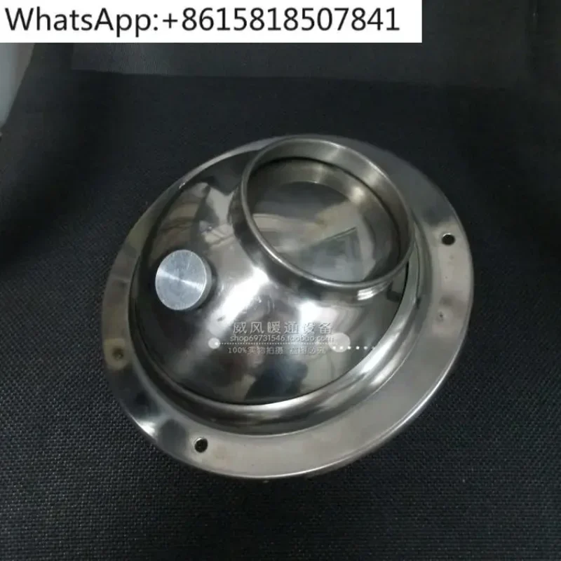 Stainless steel spherical adjustable trend marine jet air outlet, ventilation and air outlet, exhaust trend 160