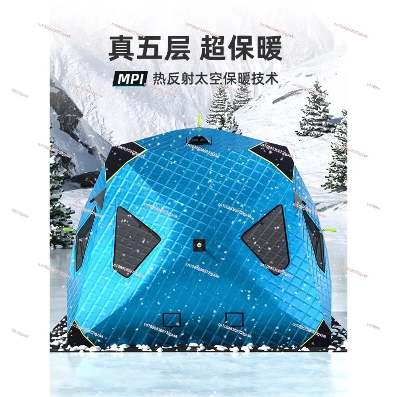 Ice fishing tent outdoor winter fishing camping equipment thickened padded cotton winter