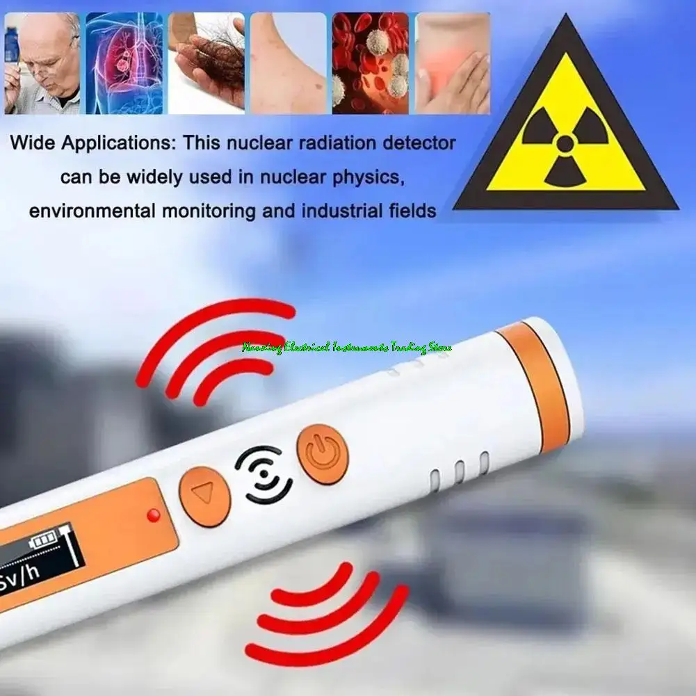 HFS-P3 Pocket Pen-Type Geiger Counter Nuclear Radiation Detector Personal Dosimeter Detectors Beta Gamma X-Ray Tester