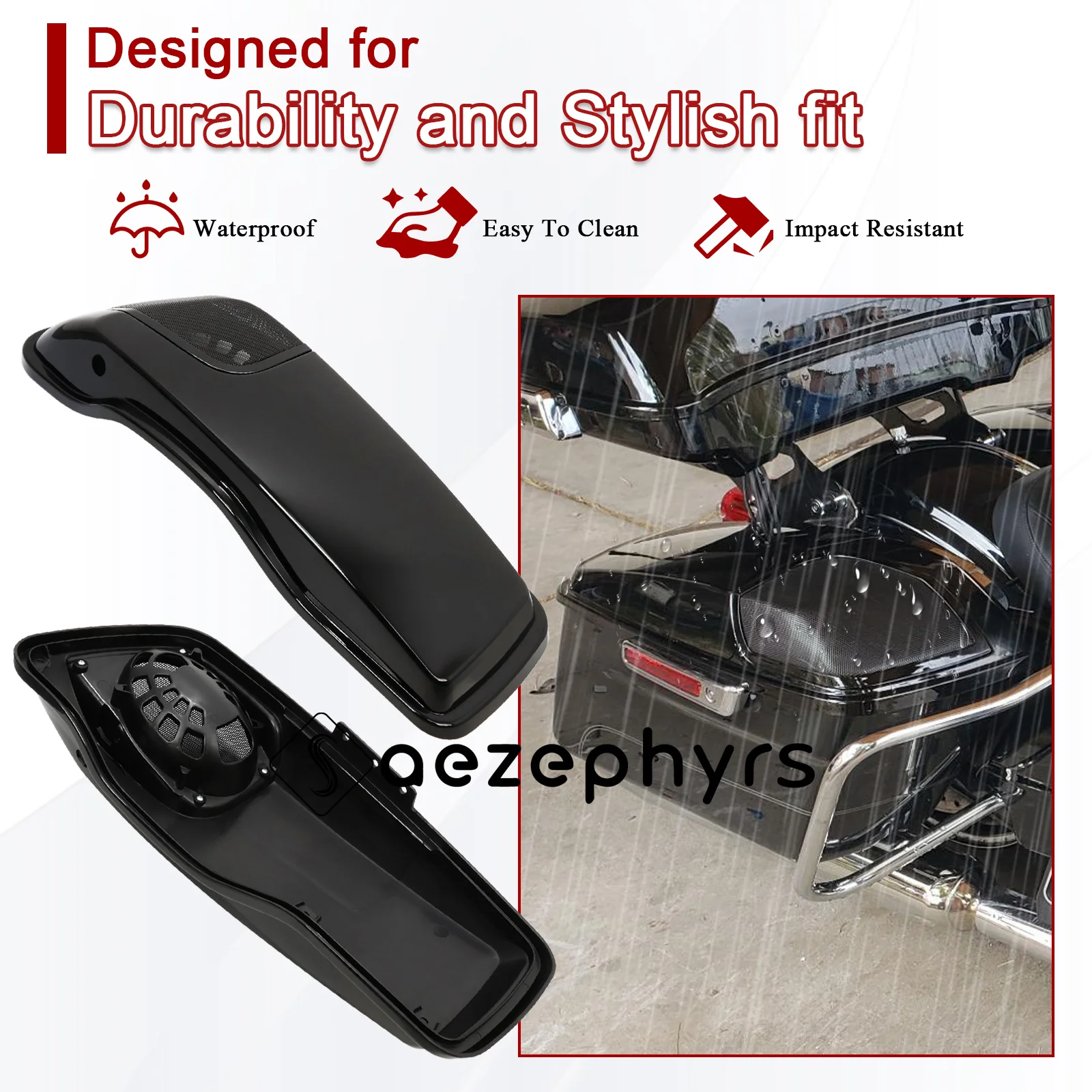 Motorcycle Hard Saddlebag Lids 5