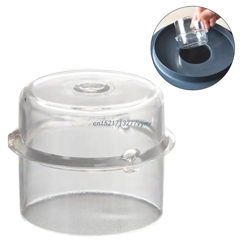 2pcs Clear Blender Jar Lid Removable and Durable Blender Jar Cover for Vorwerk Thermomix TM31/5/6 Measuring Cup Lid