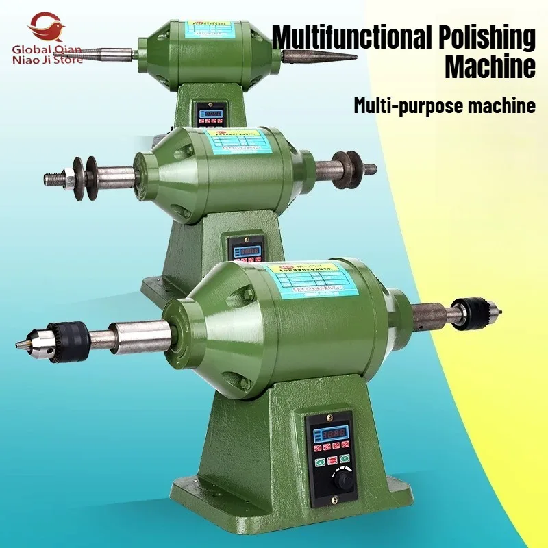 Cloth Wheel Speed-Regulated Polishing Machine for Wenwan Jade Bracelets, Small Grinding Machine, Bench Wire Drawing Machine