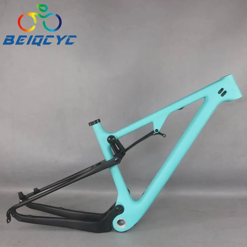 29er full suspension mountain bike frame 148mm Suspension XC Travel 100mm carbon full suspension frame 29