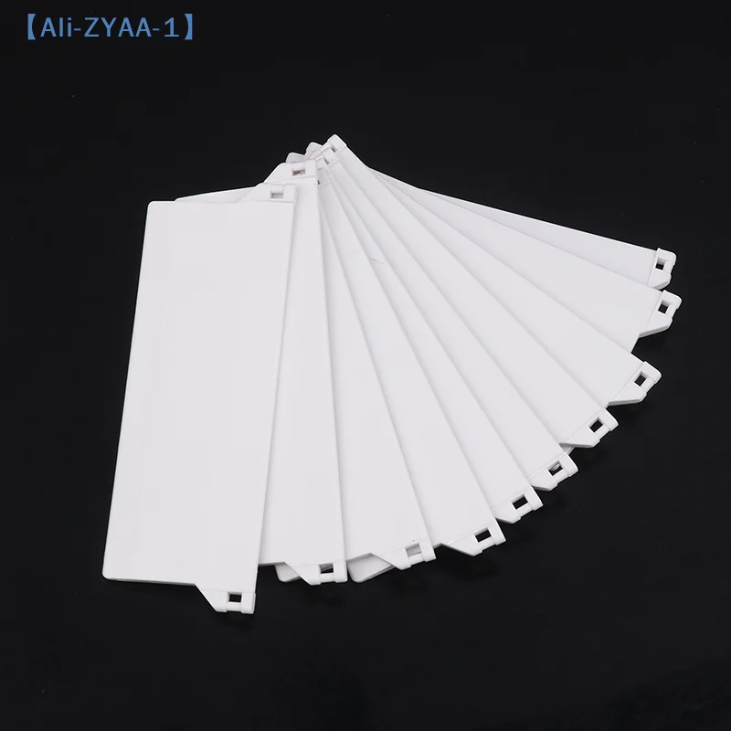 【ZYAA-1】10Pcs Plastic Base Plate 127mm Portable Vertical Blind Bottom Weights Slats For Vertical Blind Fittings