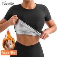 Vensslim Sauna Sweat Shirts Women Body Shaper Slimming Weight Loss Suits Waist Trainer Belly Fat Burner Fitness Trimmer Corset