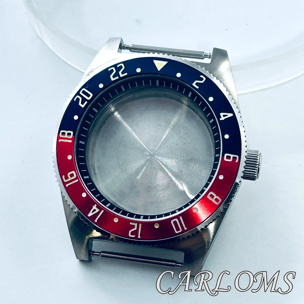 Casing jam tangan pria, jam tangan Retro GMT NH34 NH35 NH36 4R35 4R36 NH70 NH72 S