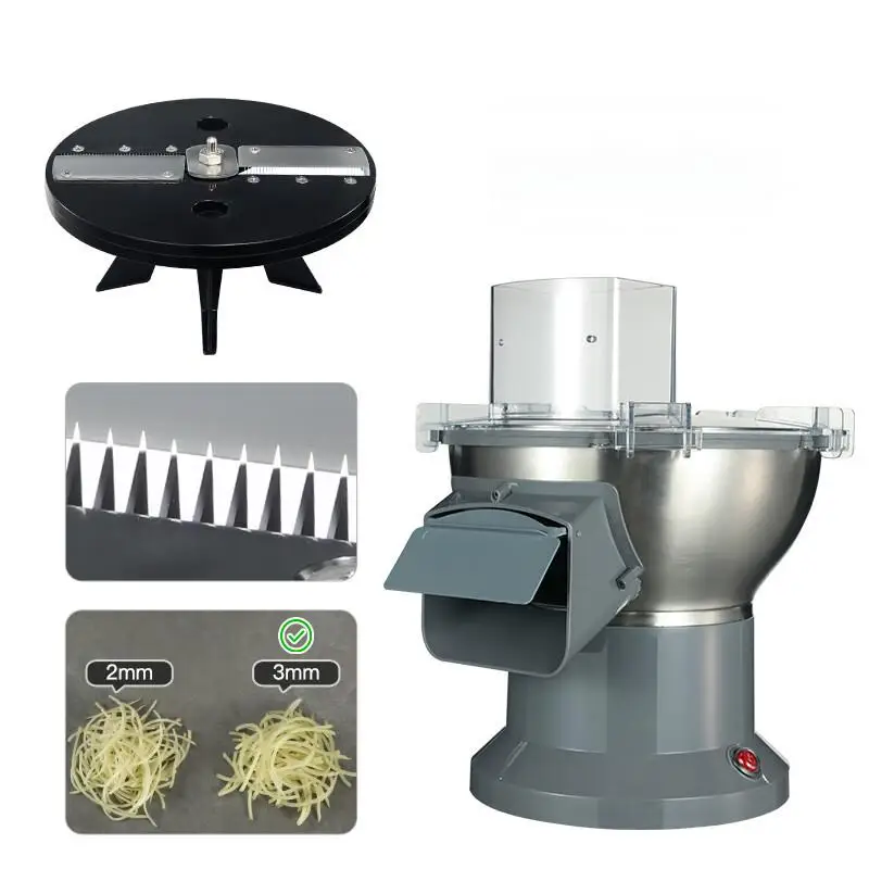 YYHC-Commercial Electric Vegetable Slicer Chopper New Potato Cutter Onion Holder Slicing Function Fruits Foods Processing Machin