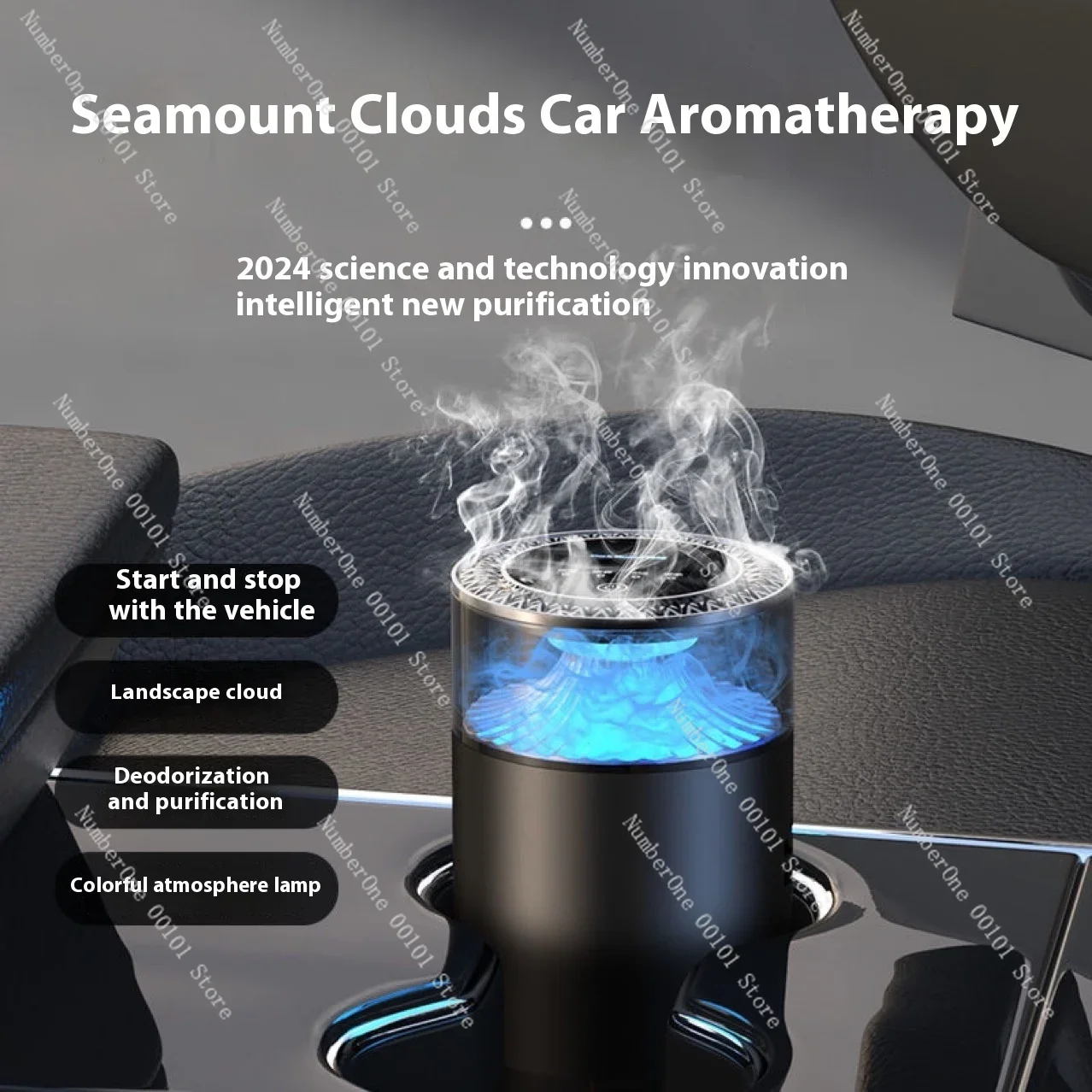 Shanhai Cloud Mist Car Aromatherapy Atmosphere Viewing Premium Fragrance Lasting Ornament Spray Car for Home Use