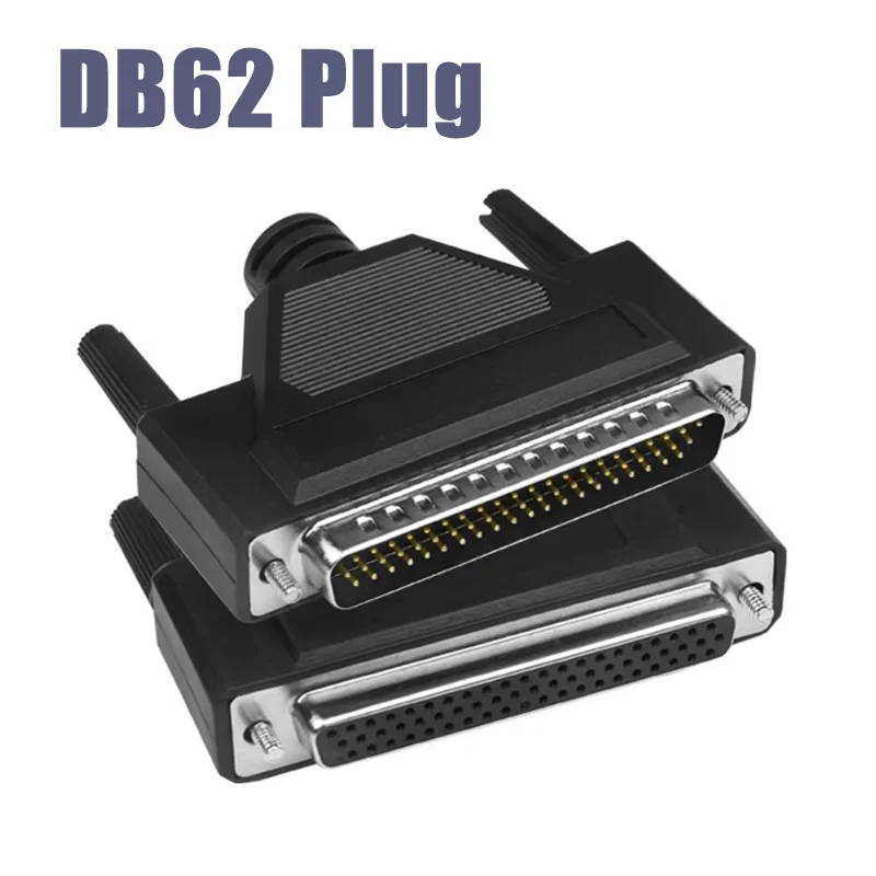 Разъем для пайки промышленного класса DB62, 3-рядный, 62-контактный разъем HDB62, паяный и женский, 62-контактный сварочный разъем DB с корпусом