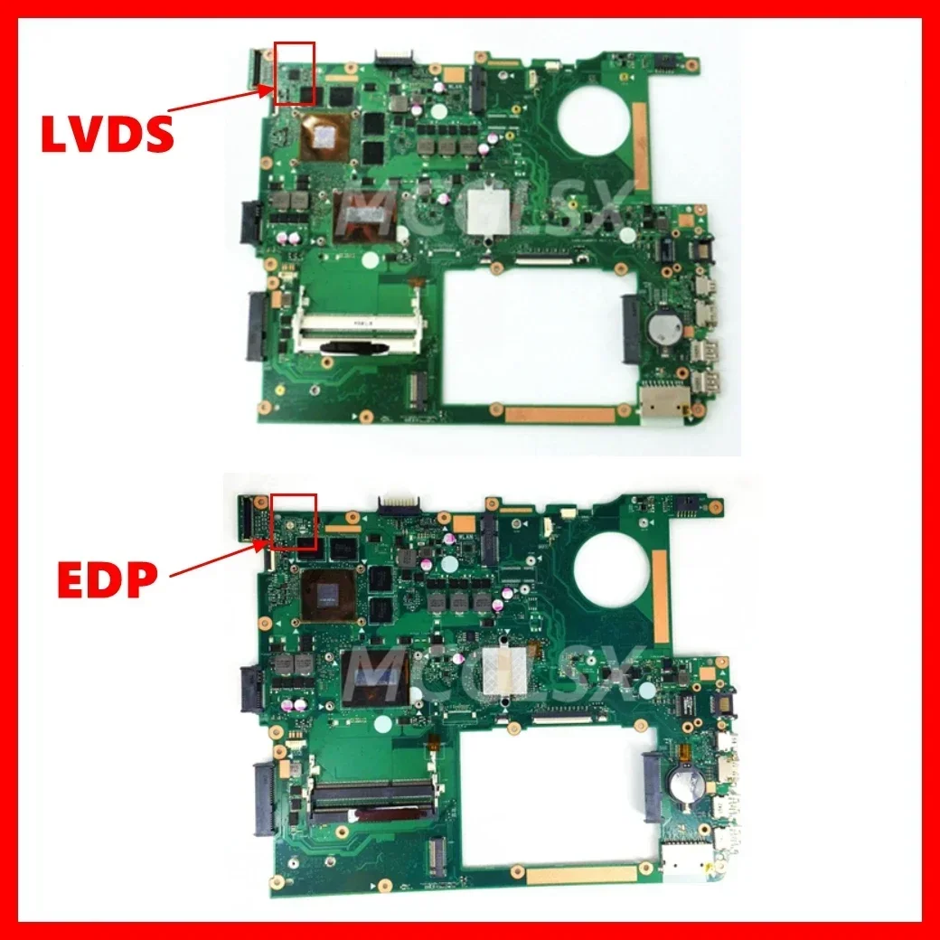 G771JM Mainboard For ASUS ROG G771JW G771JM G771JK G771J G771 Laptop Motherboard i5/i7-4th Gen CPU GTX860M/GTX960M GPU LVDS/EDP