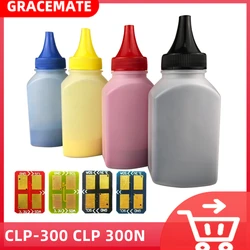 CLP-K300A CLP300 Toner Cartridge Rest Chip and Toner Powder for Samsung CLP-300 CLP 300 CLX 2160 3160 CLX2160 CLX3160 CLP300A