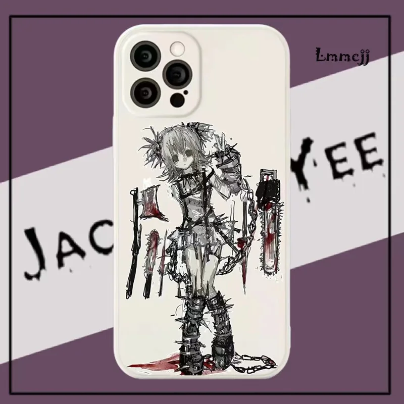 Lmmcjj Y2K Punk Girl Phone Case For Samsung Galaxy A54 5G A53 A52 A14 A13 A23 A22 S21 FE S22 Ultra S23 Plus Silicone Phone Cover