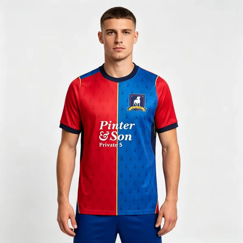 Image of Ted Lasso 4 AFC Richmond 2026 Neues Fußballtrikot Herren Damen Sommer Sport T-Shirt Atmungsaktiv Schnelltrocknend Familienkleidung Y2K