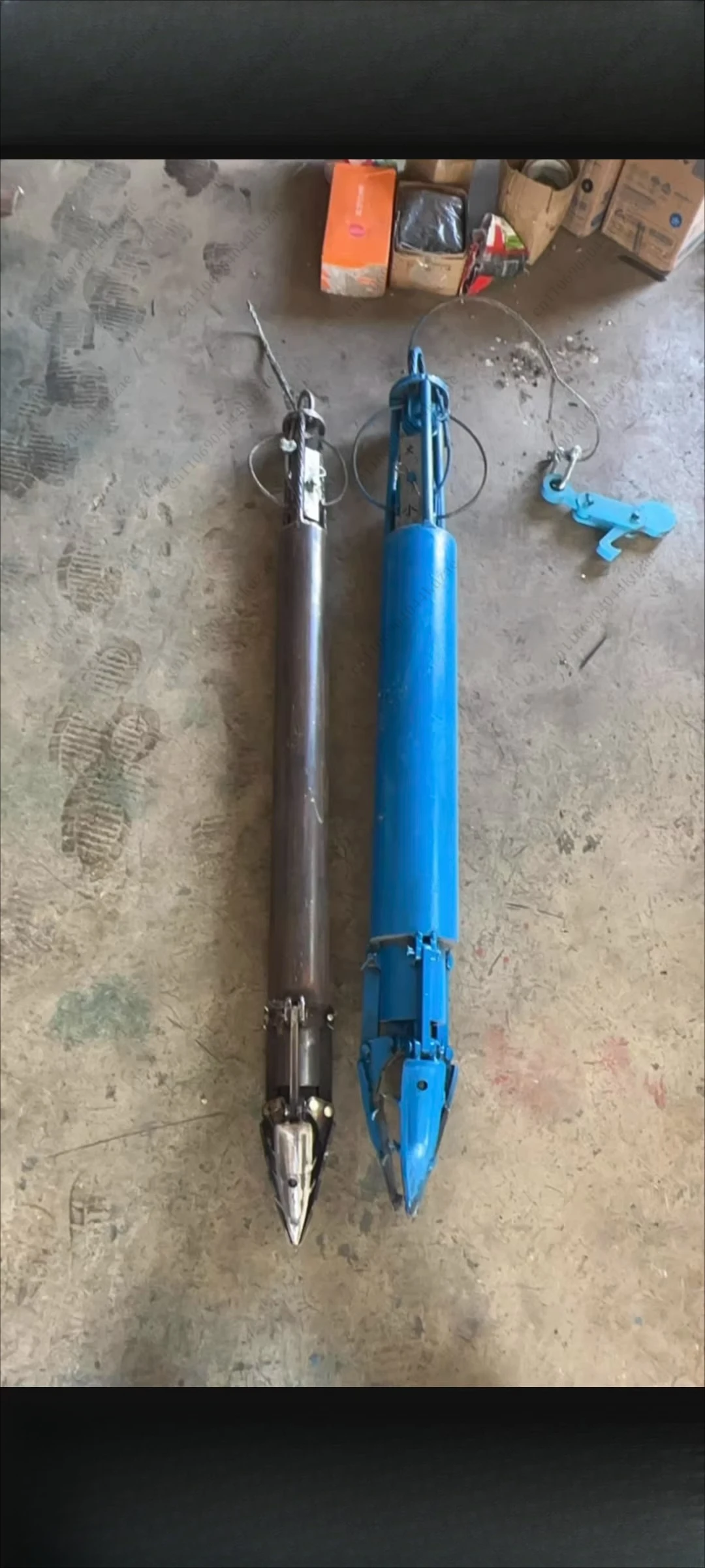 Workover Pump Downhole Salvage Tool, Three-grip Vertebrae Thickened Weighted Universal Tool for Wire Rope & Cable