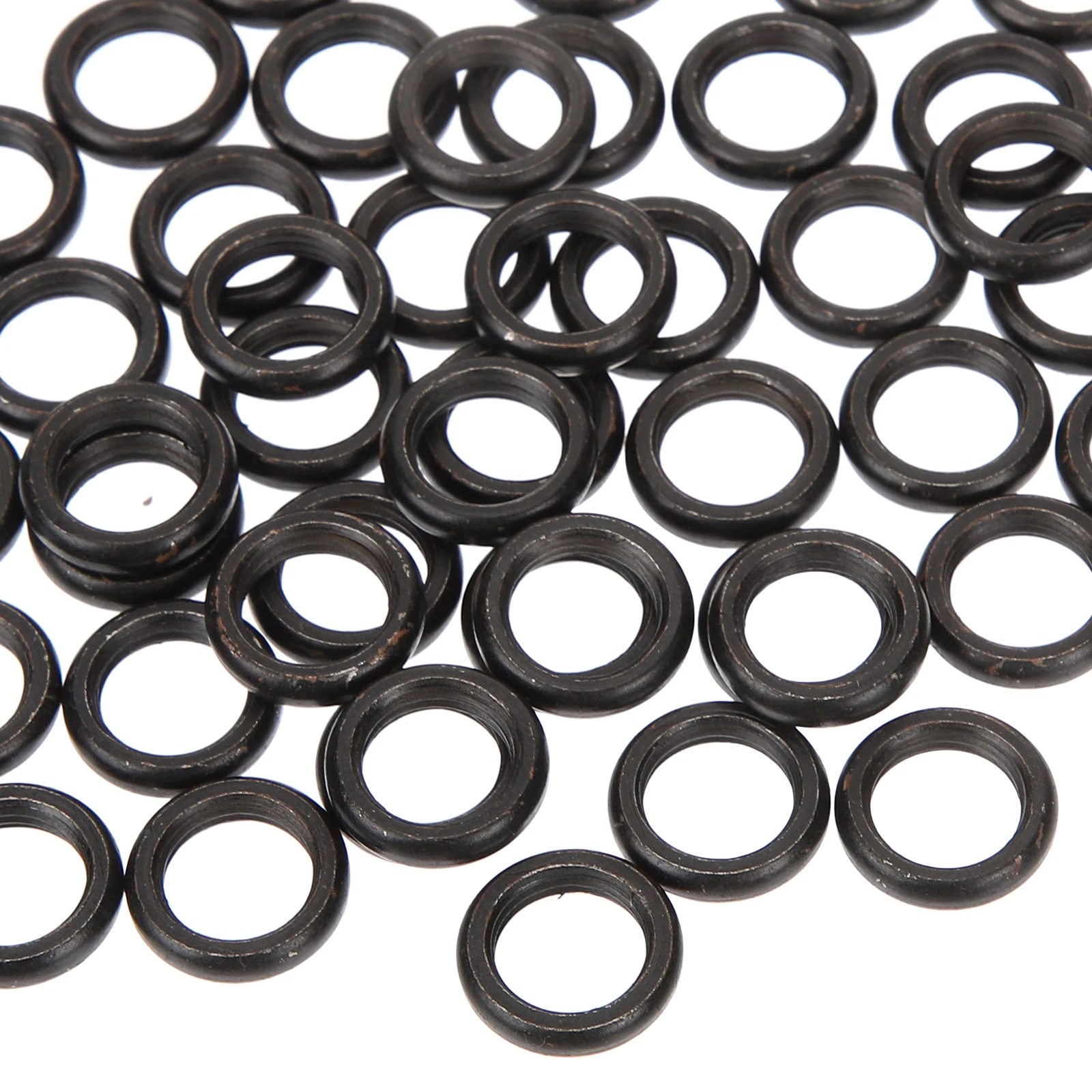 

50 Pcs M10 Lampshade Steel Rings Lighting Accessories Desk Holder Threaded Collar Socket Cover Replacement for Night Lamps