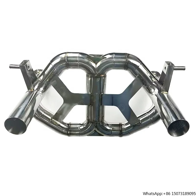 High Quality Stainless Steel Exhaust System for  SVJ Aventador  Polished Surface