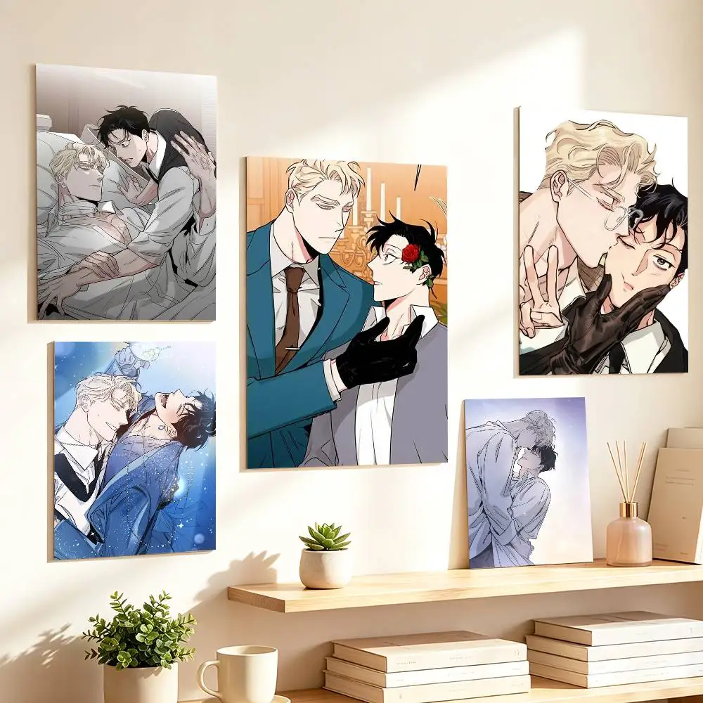 Mafia Romance Roses and Champagne Lee-won Caesar   Poster HD Self Adhesive Waterproof Wall Art Ideal for Home Office Dorm Gift